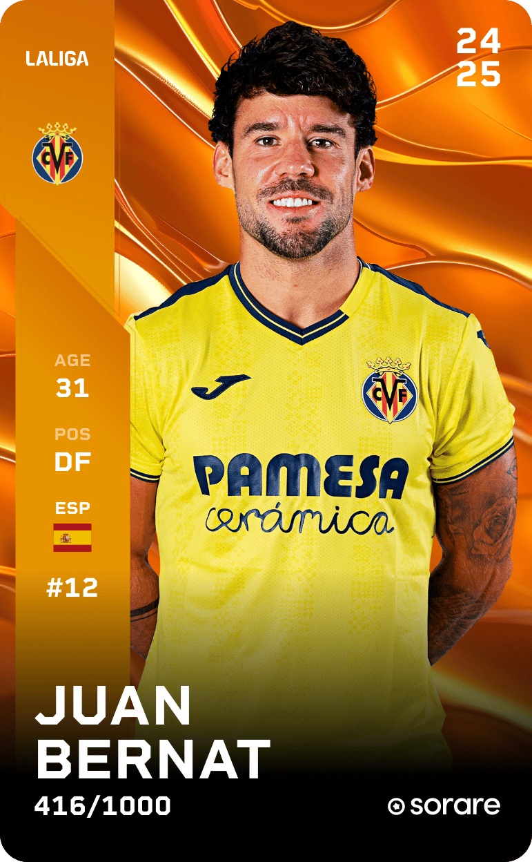 Juan Bernat 2024-25 • Limited 416/1000