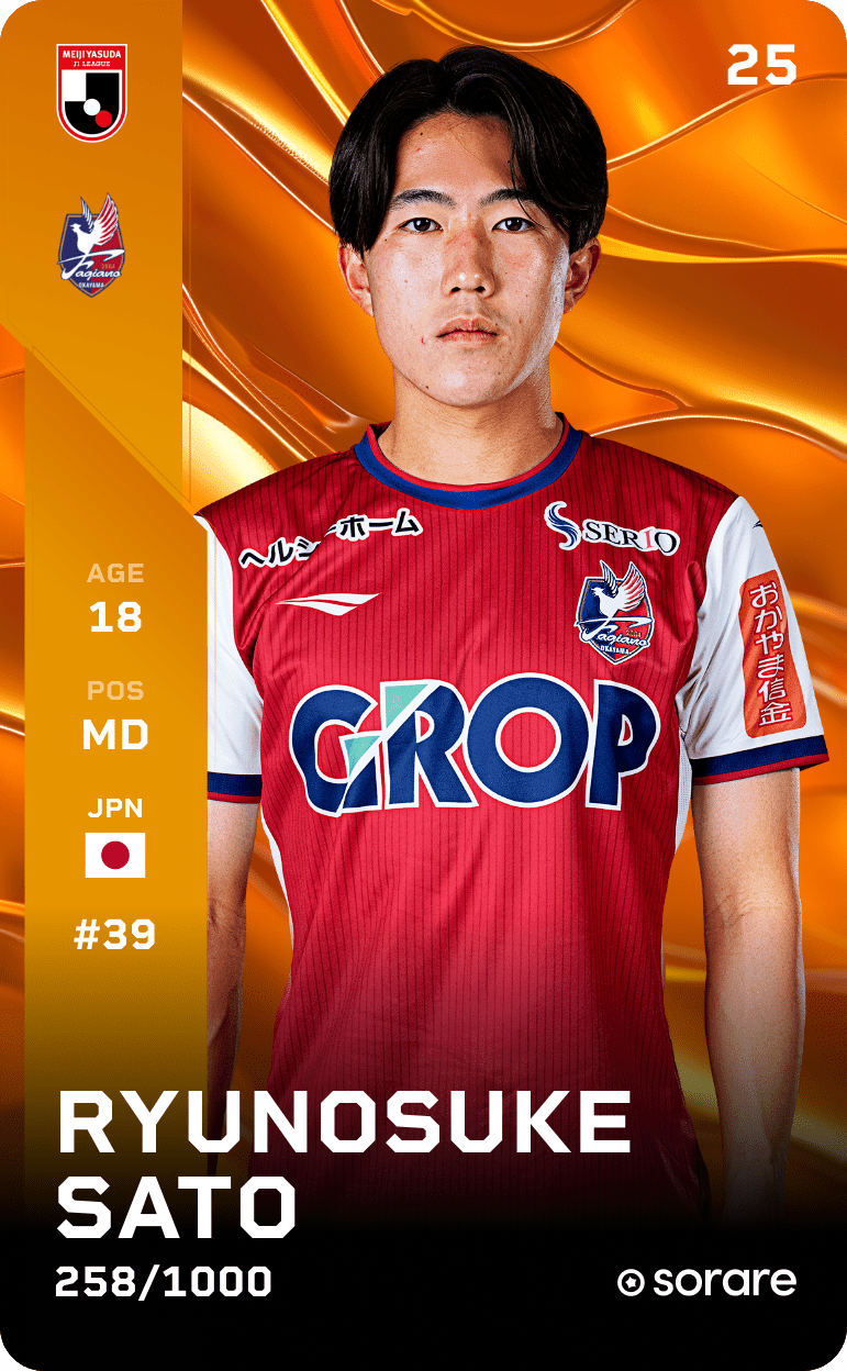 Ryunosuke Sato 2025-26 • Limited 258/1000