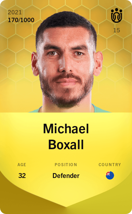 Michael Boxall 2021-22 • Limited 170/1000