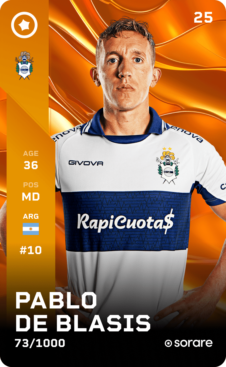 Pablo De Blasis 2025-26 • Limited 73/1000