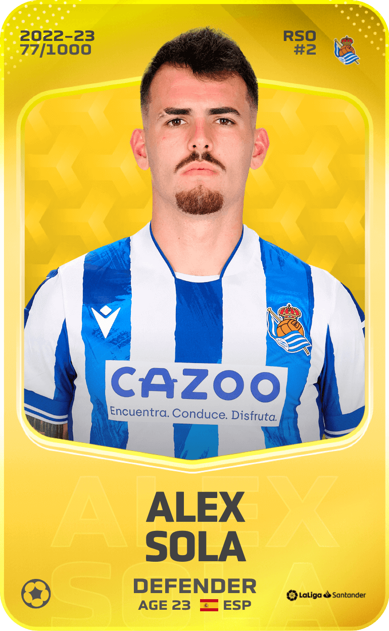 Alex Sola 2022-23 • Limited 77/1000