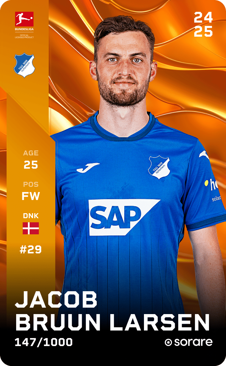 Jacob Bruun Larsen 2024-25 • Limited 147/1000