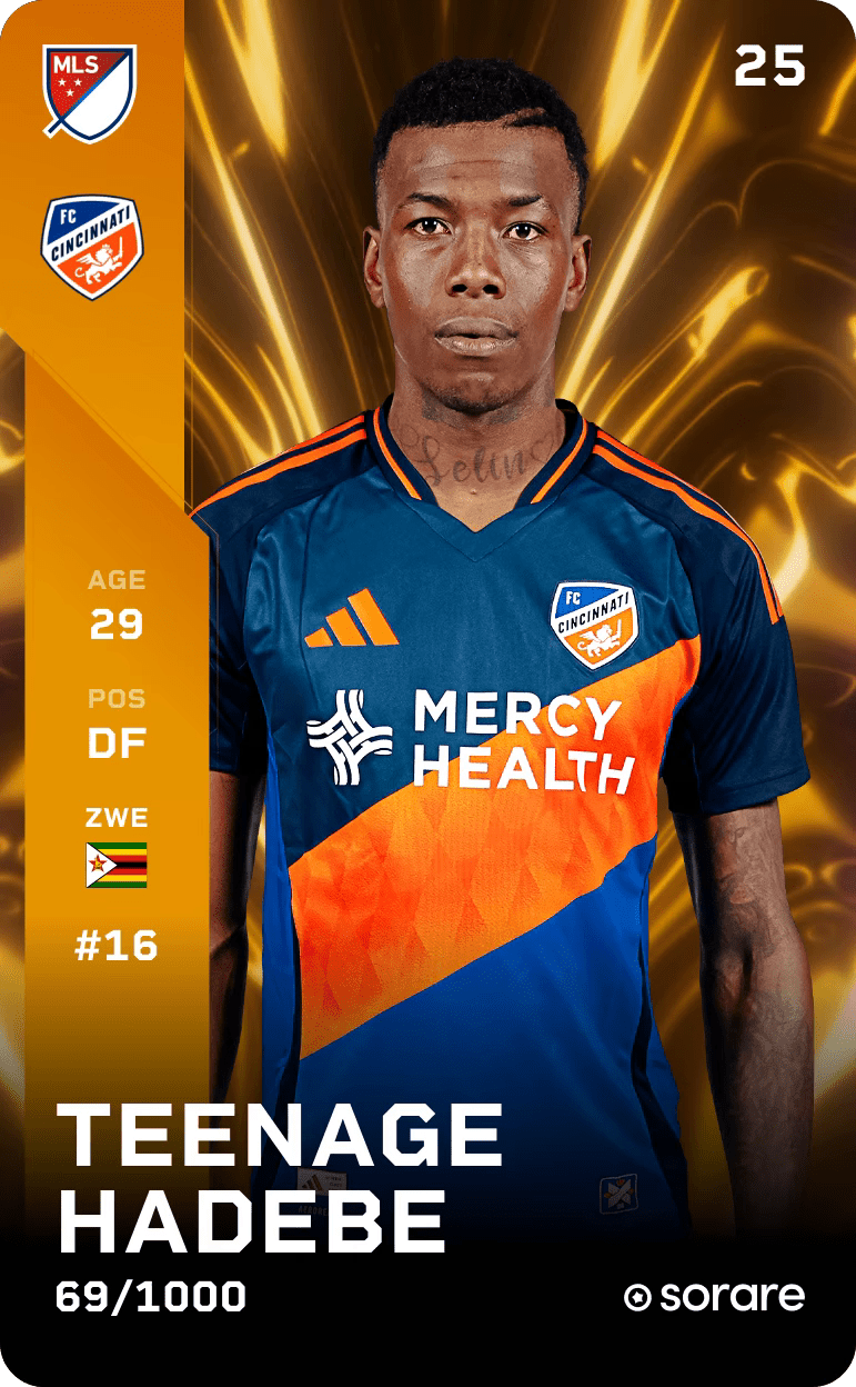 Teenage Hadebe 2025-26 • Limited 69/1000
