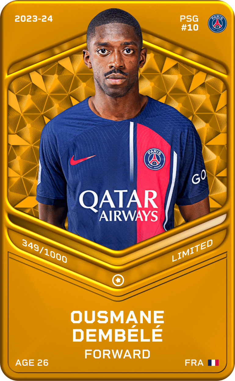 Ousmane Dembélé 2023-24 • Limited 349/1000