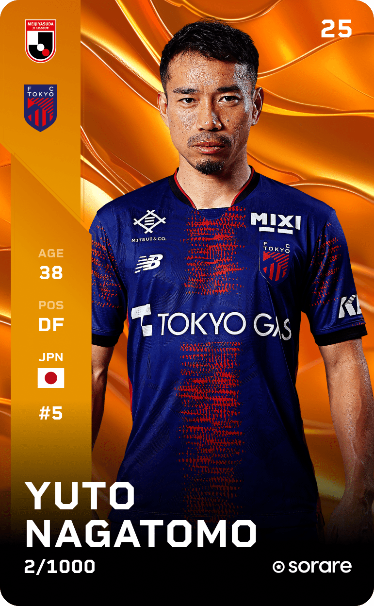 Yuto Nagatomo 2025-26 • Limited 2/1000