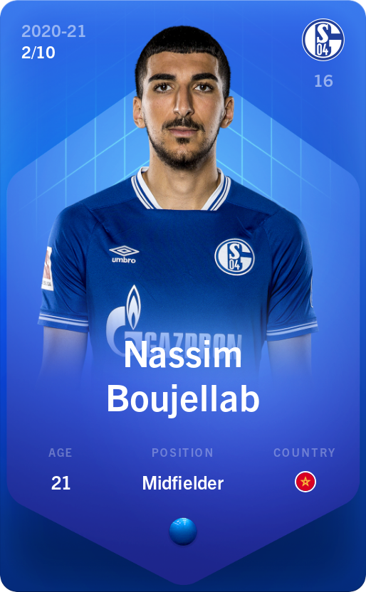 Sorare - Sorare Official - Nassim Boujellab 2020-21 • Super Rare 2/10 - NFT # 24388880205864096921825743037066451347733179090976659088474321347626528255979