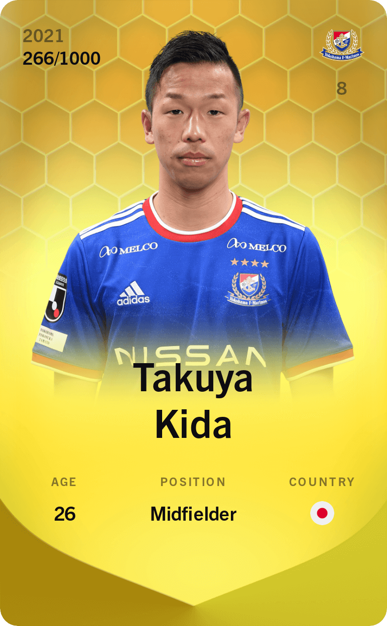 Takuya Kida 2021-22 • Limited 266/1000