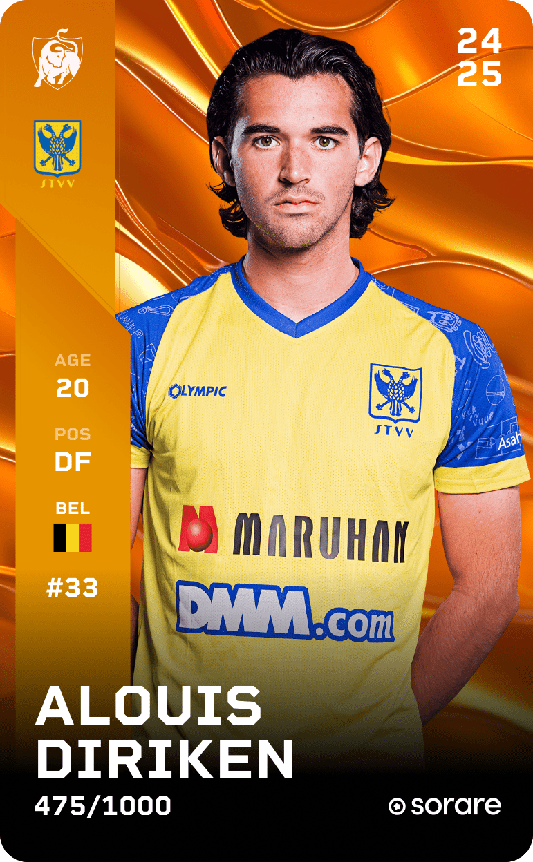 Alouis Diriken 2024-25 • Limited 475/1000