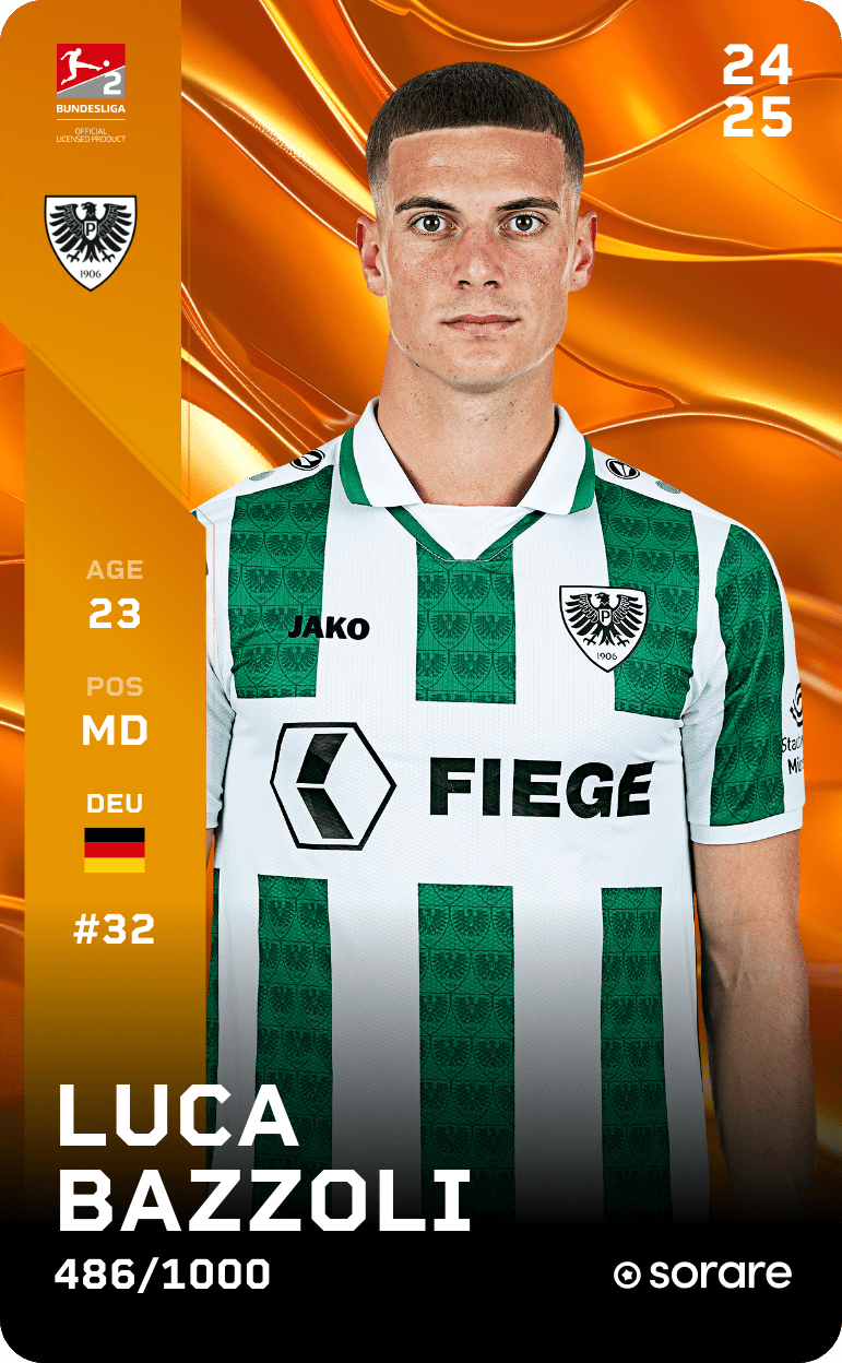 Luca Bazzoli 2024-25 • Limited 486/1000
