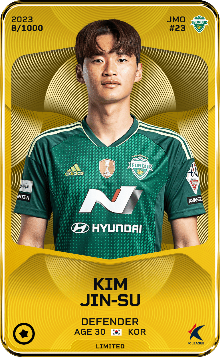 Kim Jin-Su 2023-24 • Limited 8/1000