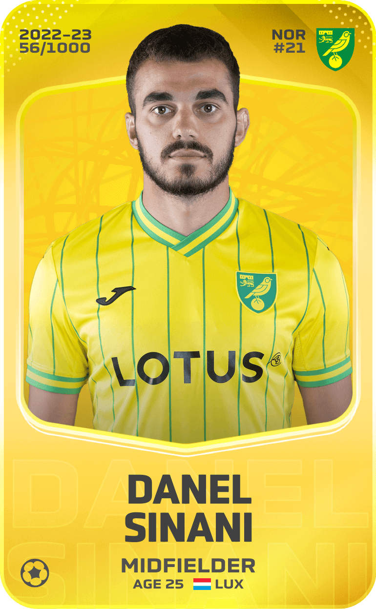 Danel Sinani 2022-23 • Limited 56/1000