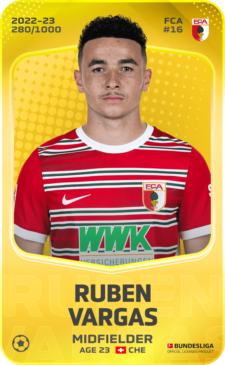 Ruben Vargas 2022-23 • Limited 280/1000