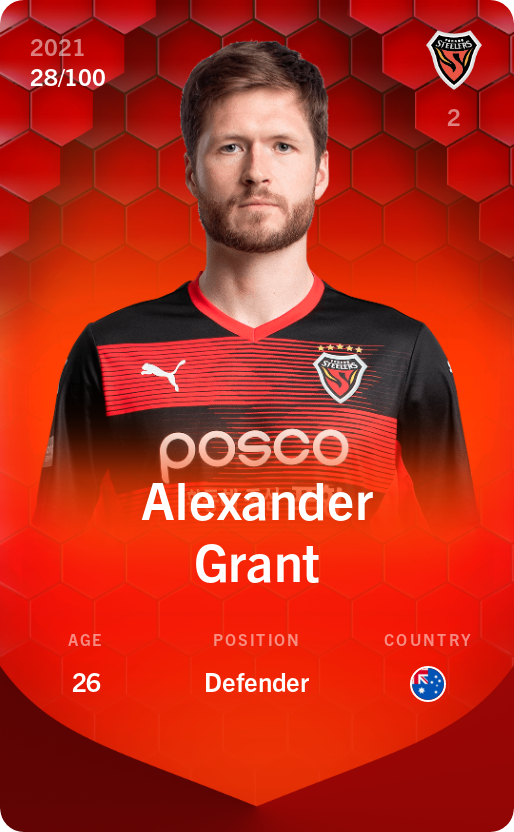 Sorare - Sorare Official - Alexander Grant 2021-22 • Rare 28/100 - NFT # 4746842462574670938507189788783976679066623003697124062716454441781621074941