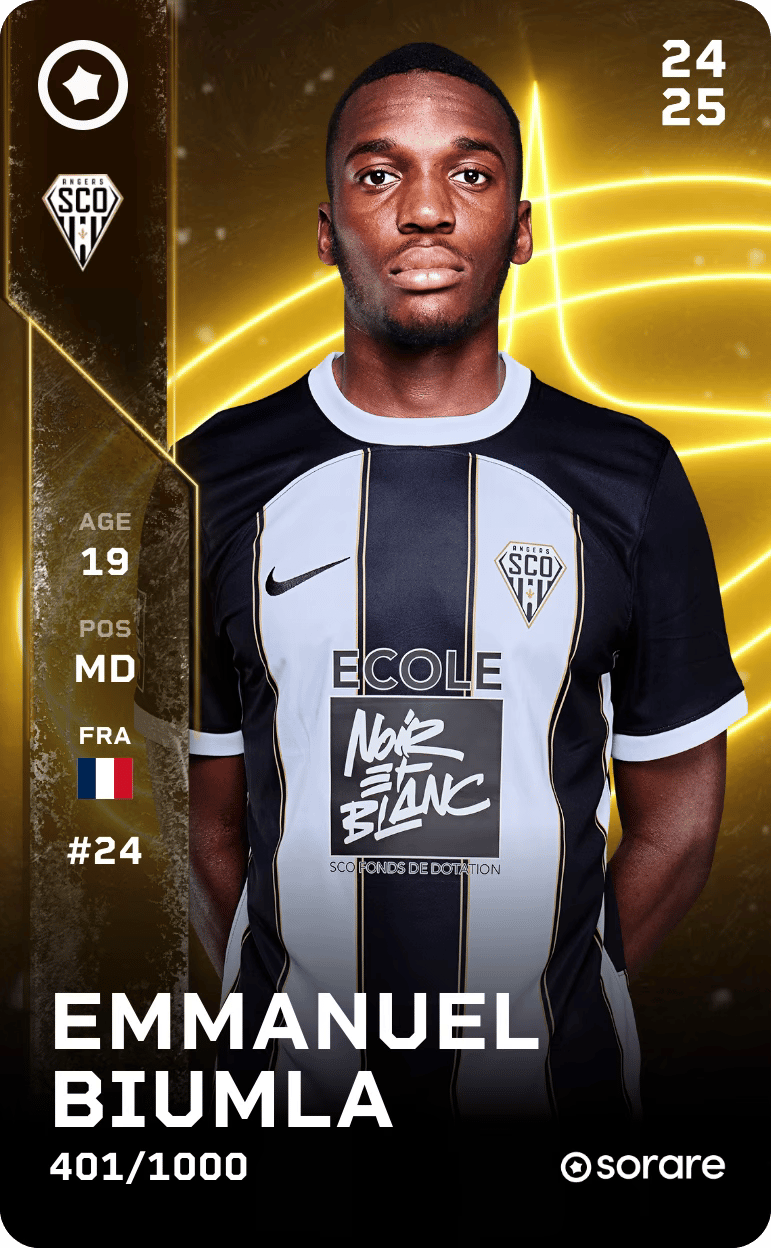Emmanuel Biumla 2024-25 • Limited 401/1000