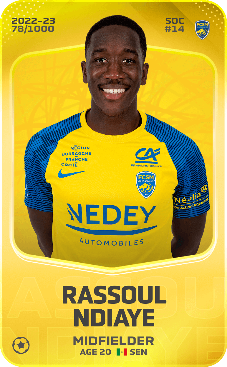 Rassoul Ndiaye 2022-23 • Limited 78/1000