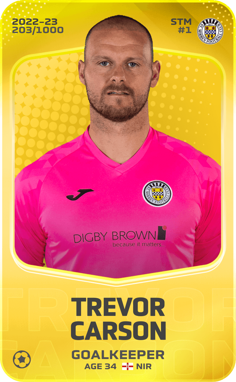 Trevor Carson 2022-23 • Limited 203/1000