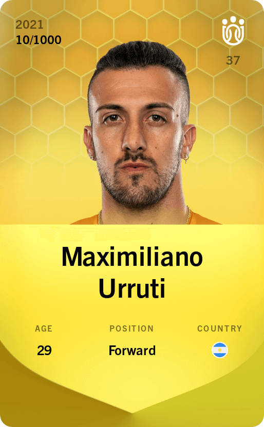 Maximiliano Urruti 2021-22 • Limited 10/1000