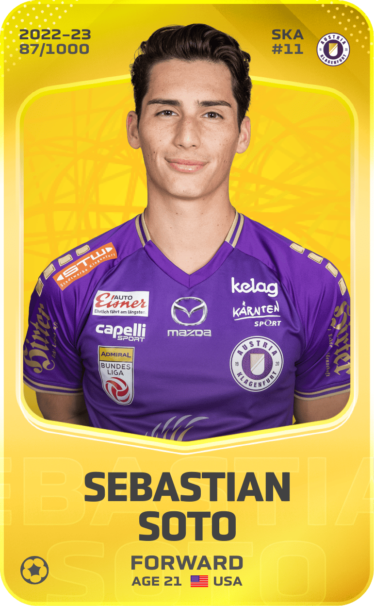 Sebastian Soto 2022-23 • Limited 87/1000