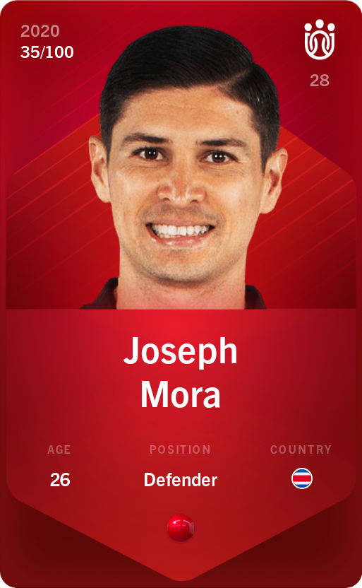 Sorare - Sorare Official - Joseph Mora 2020-21 • Rare 35/100 - NFT # 50770308919901323509939980632898291340391487862189285934611147139276592889804