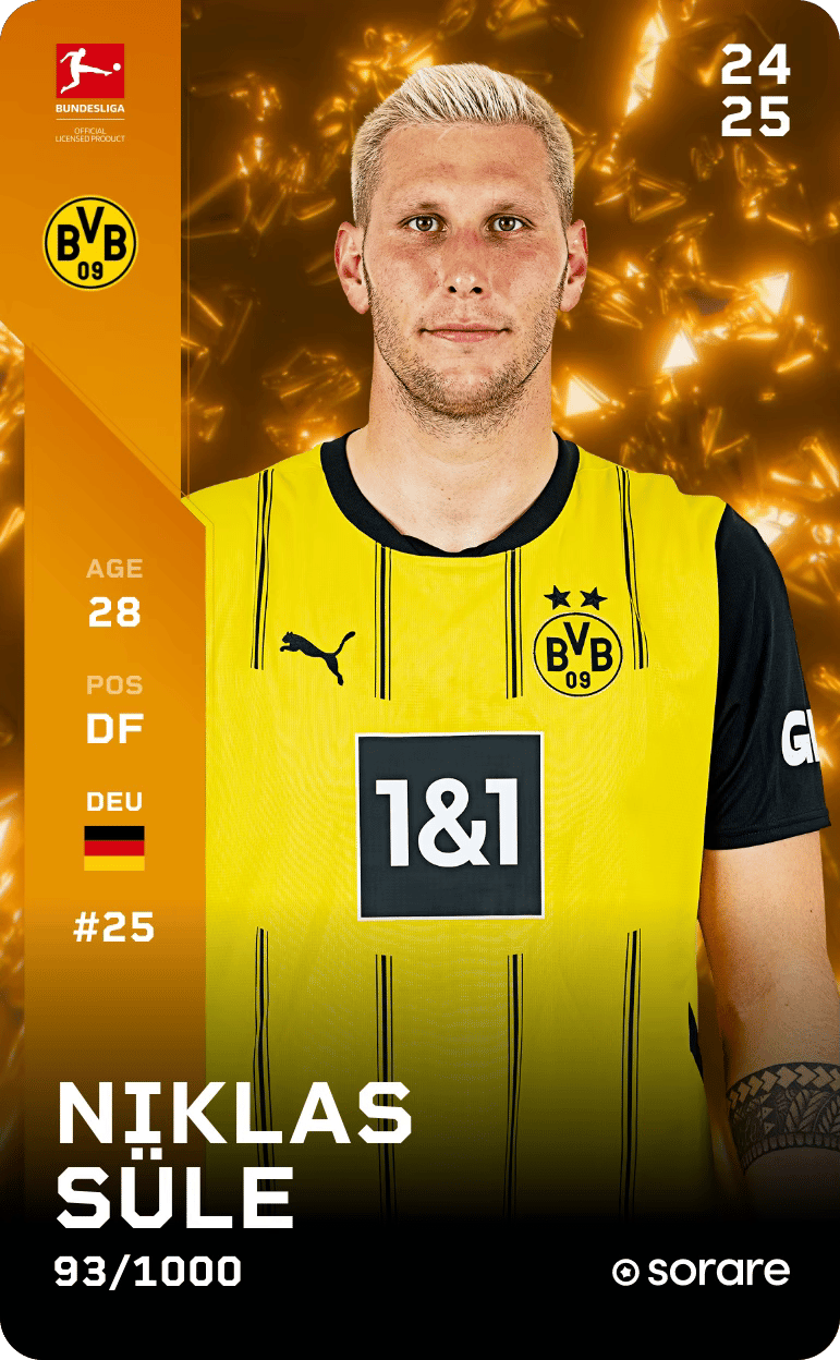 Niklas Süle 2024-25 • Limited 93/1000