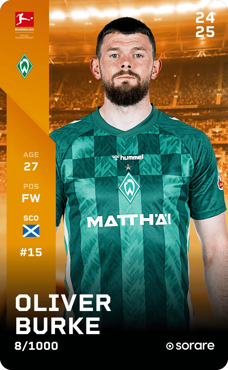 Oliver Burke 2024-25 • Limited 8/1000