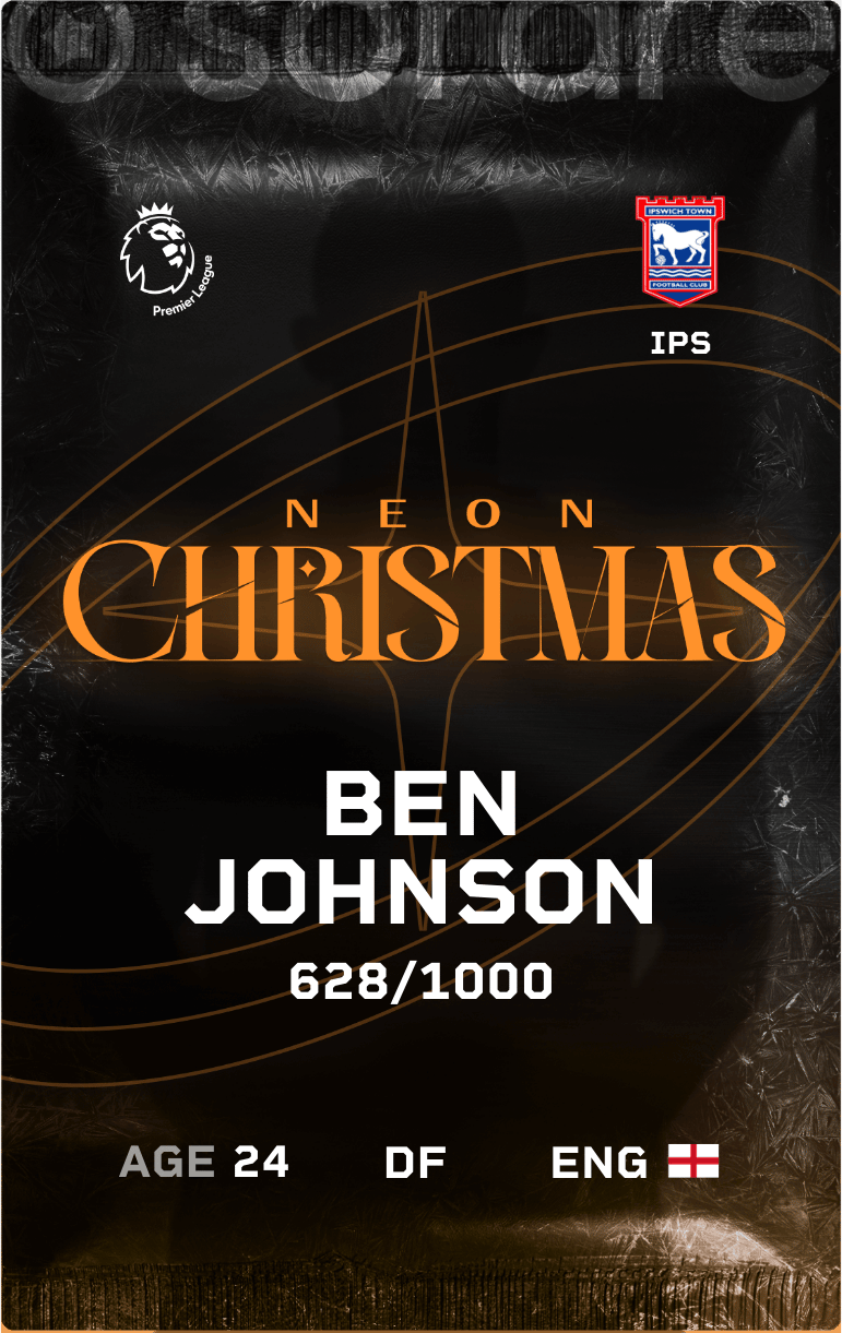 Ben Johnson 2024-25 • Limited 628/1000