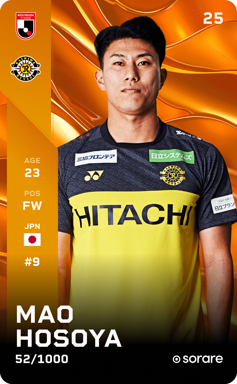 Mao Hosoya 2025-26 • Limited 52/1000