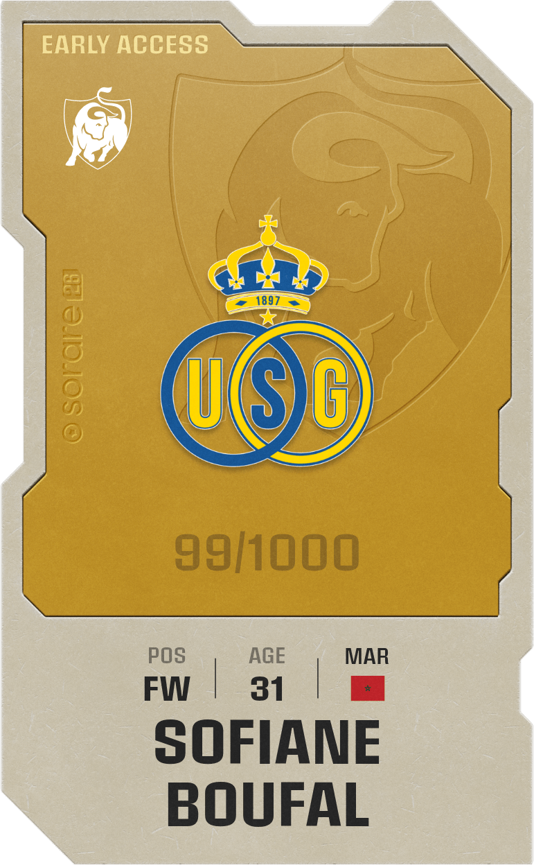 Sofiane Boufal 2025-26 • Limited 99/1000