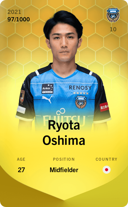 Ryota Oshima 2021-22 • Limited 97/1000