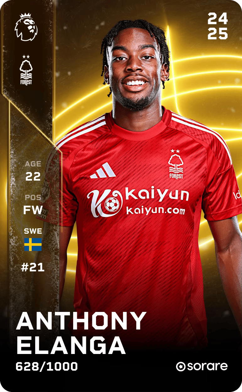 Anthony Elanga 2024-25 • Limited 628/1000