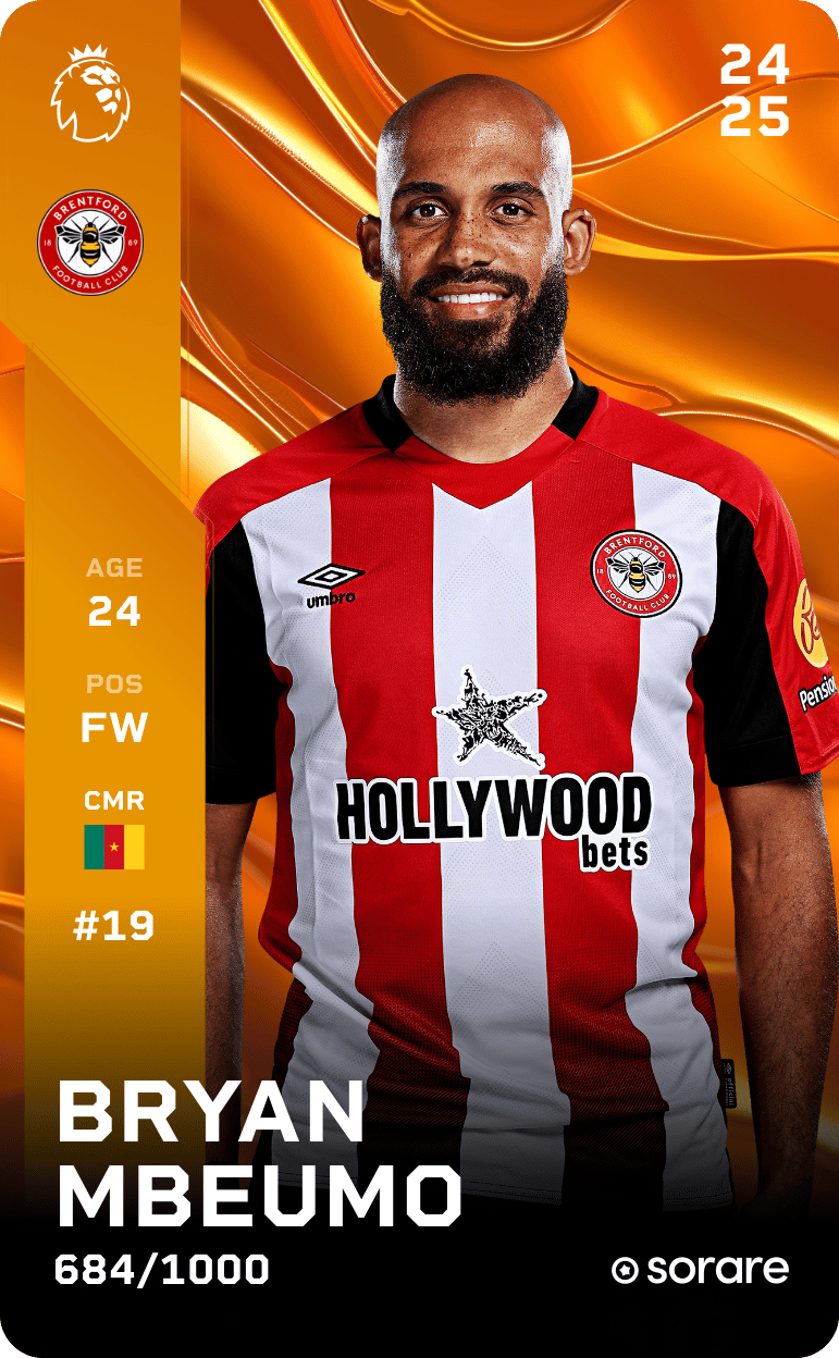 Bryan Mbeumo 2024-25 • Limited 684/1000