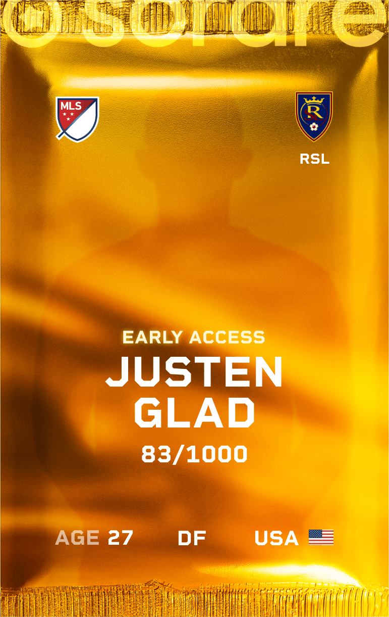 Justen Glad 2025-26 • Limited 83/1000