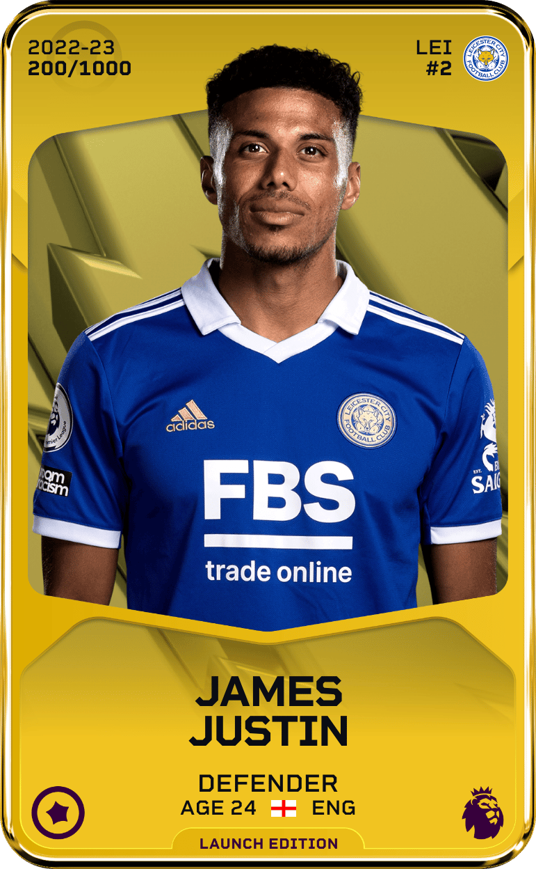 James Justin 2022-23 • Limited 200/1000