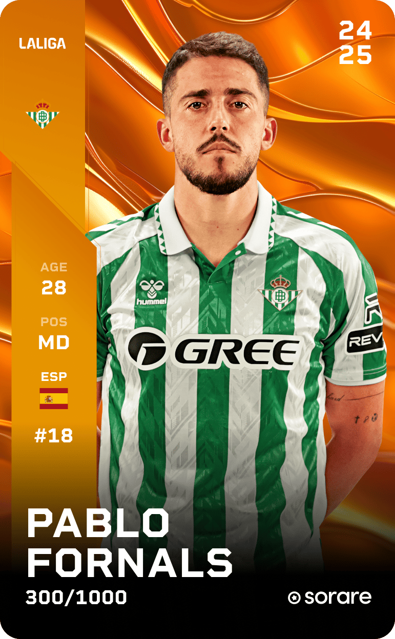 Pablo Fornals 2024-25 • Limited 300/1000
