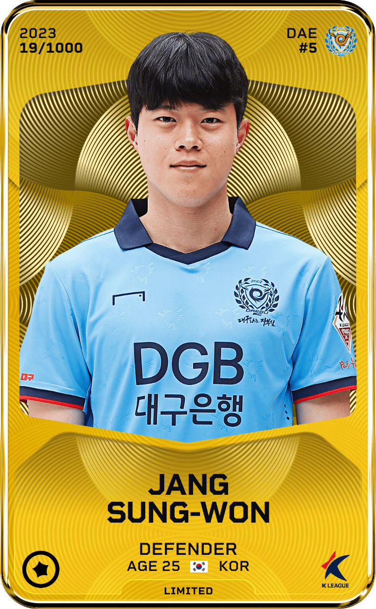 Jang Sung-Won 2023-24 • Limited 19/1000