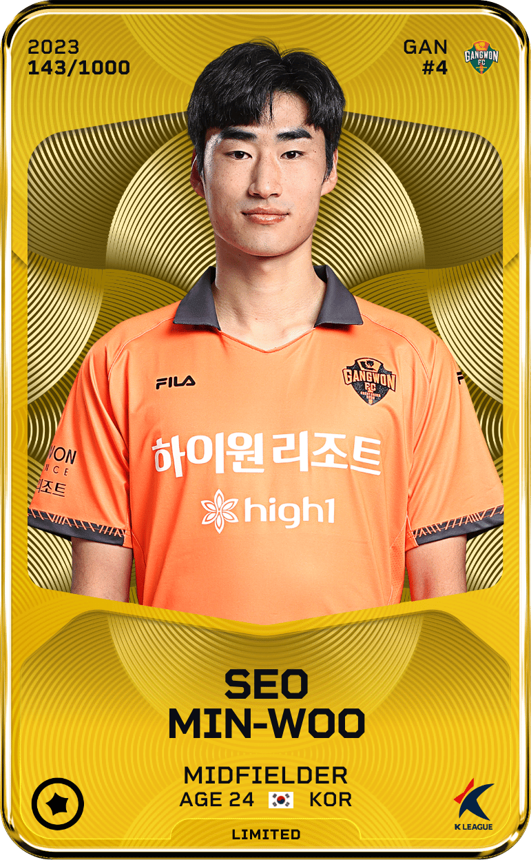 Seo Min-Woo 2023-24 • Limited 143/1000