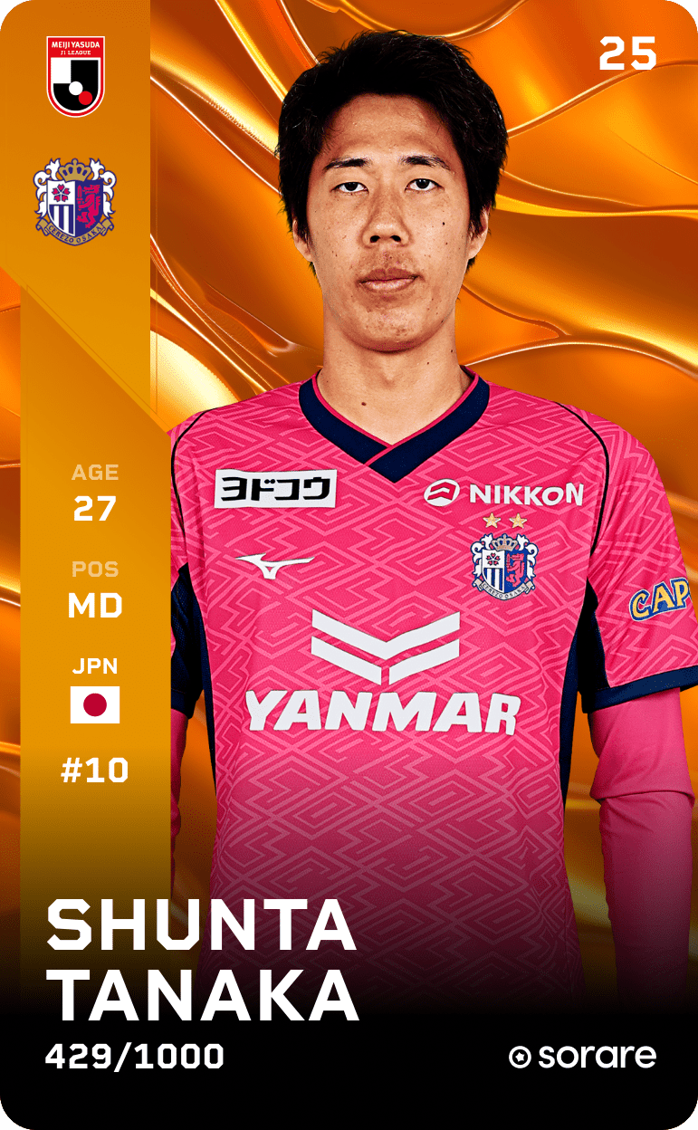 Shunta Tanaka 2025-26 • Limited 429/1000