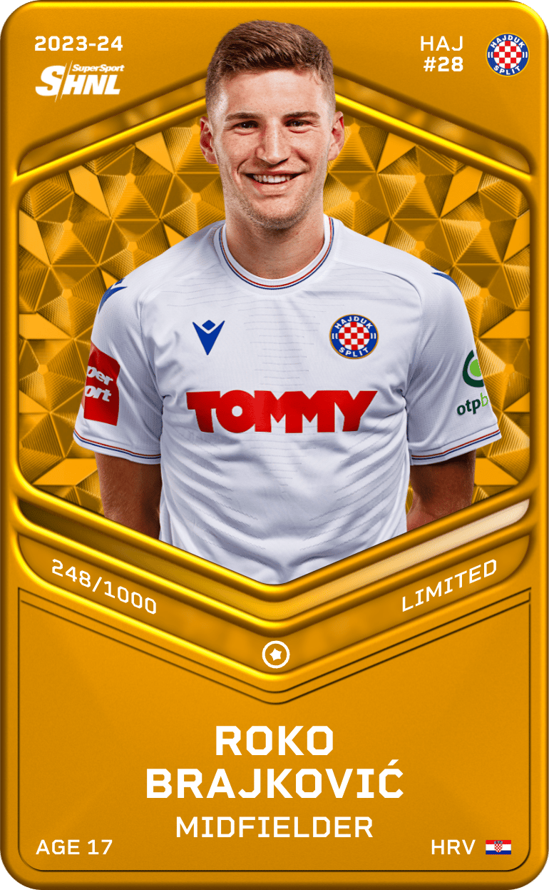 Roko Brajković 2023-24 • Limited 248/1000