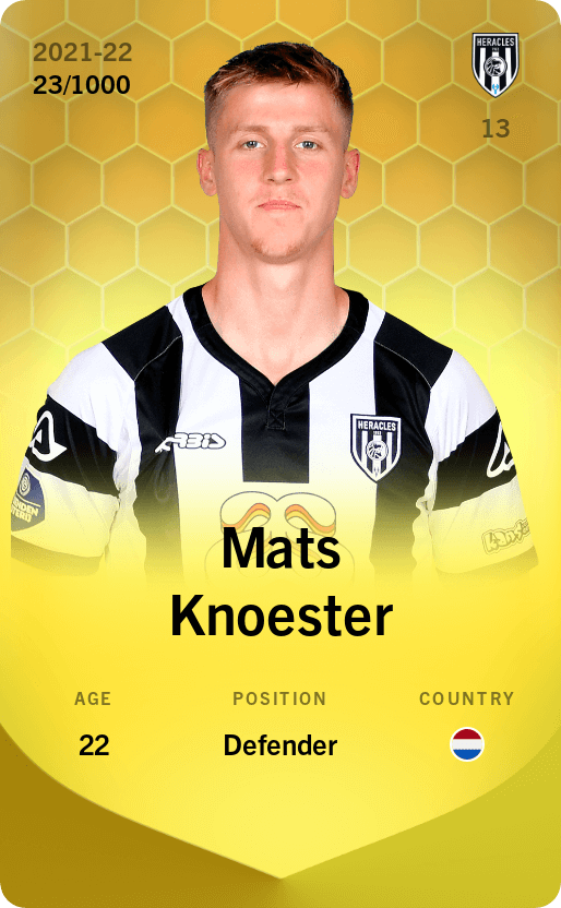 Mats Knoester 2021-22 • Limited 23/1000