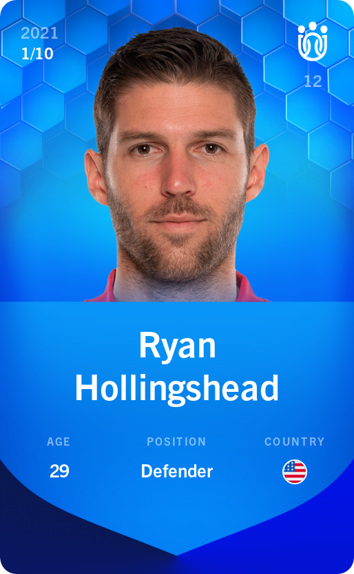 Sorare - Sorare Official - Ryan Hollingshead 2021-22 • Super Rare 1/10 - NFT # 27917931830883412984721541282001328440829219569389037888093628536463607997085
