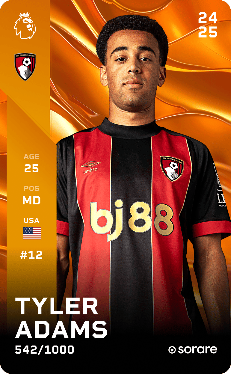 Tyler Adams 2024-25 • Limited 542/1000