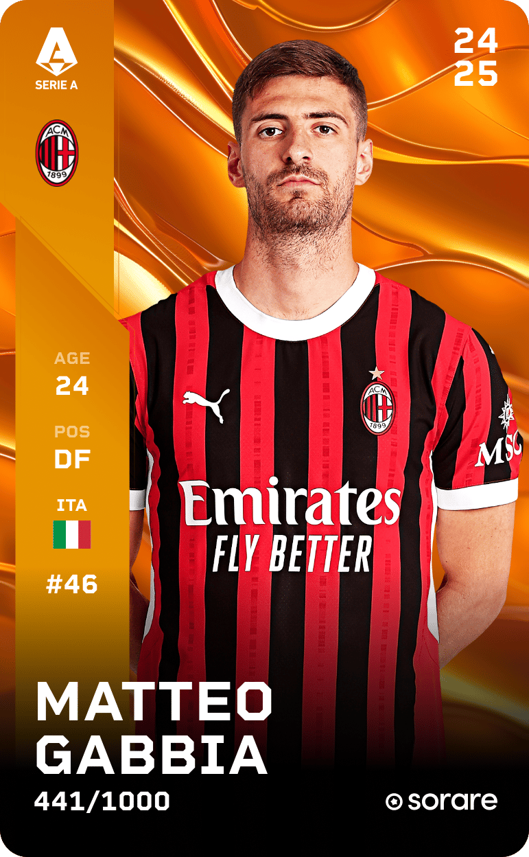 Matteo Gabbia 2024-25 • Limited 441/1000