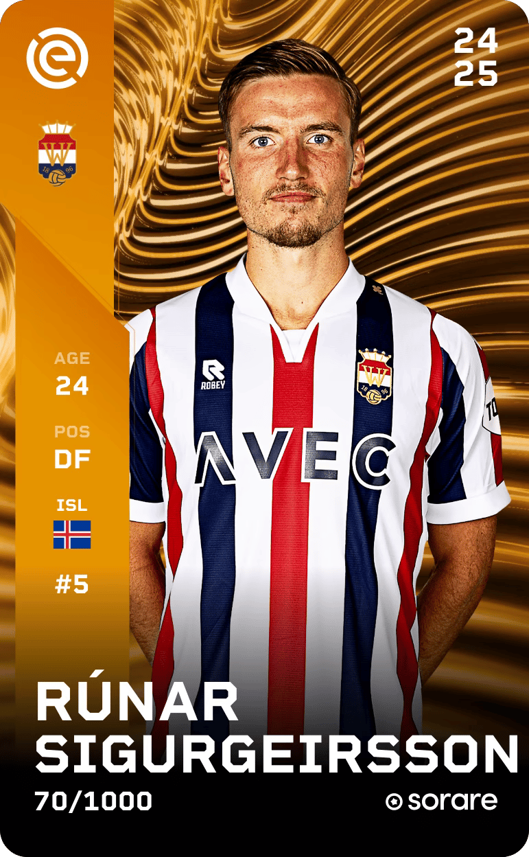 Rúnar Sigurgeirsson 2024-25 • Limited 70/1000