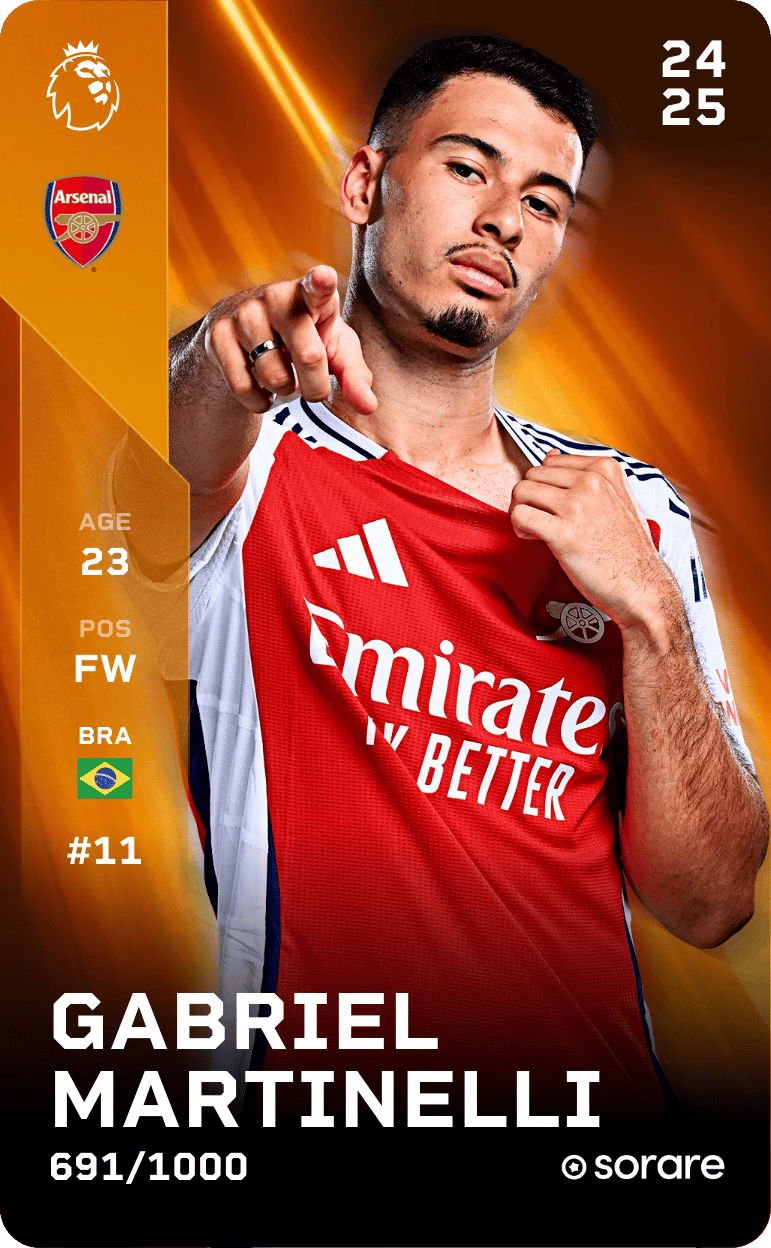 Gabriel Martinelli 2024-25 • Limited 691/1000