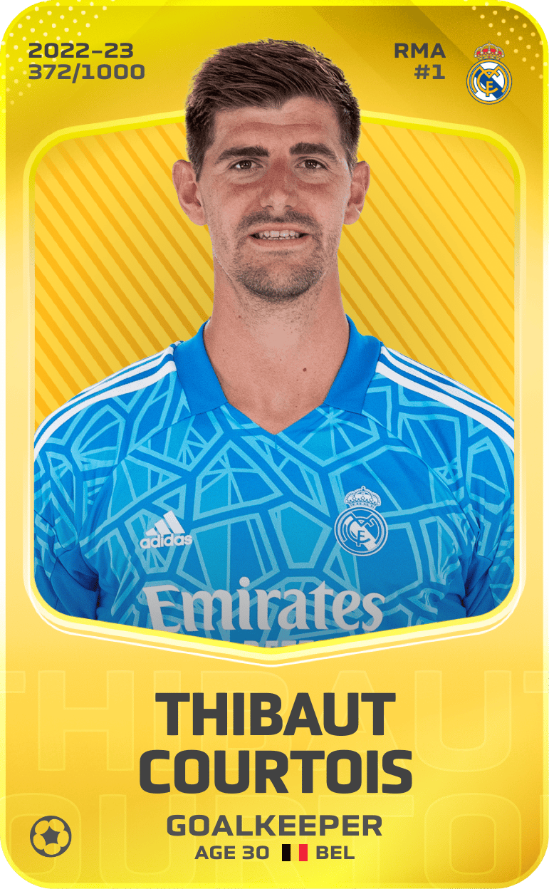 Thibaut Courtois 2022-23 • Limited 372/1000
