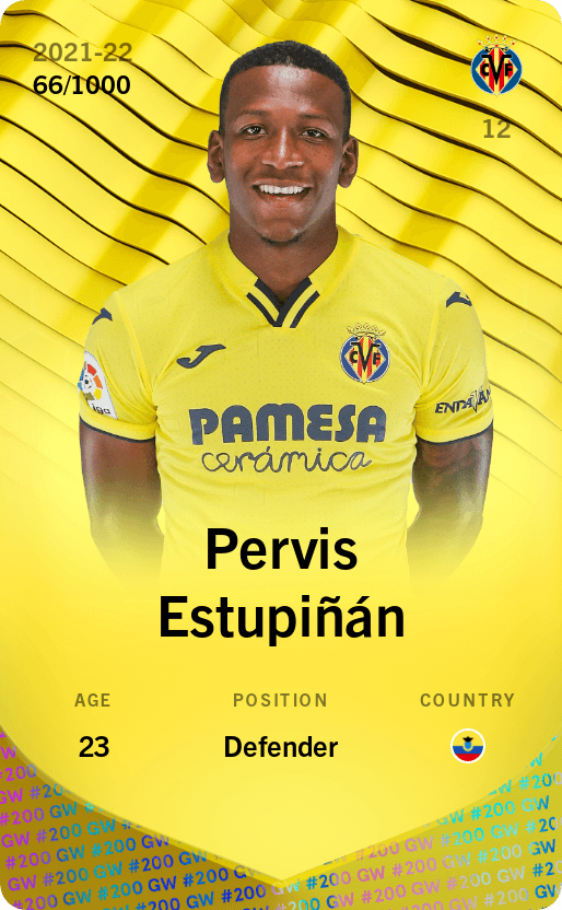 Pervis Estupiñán 2021-22 • Limited 66/1000