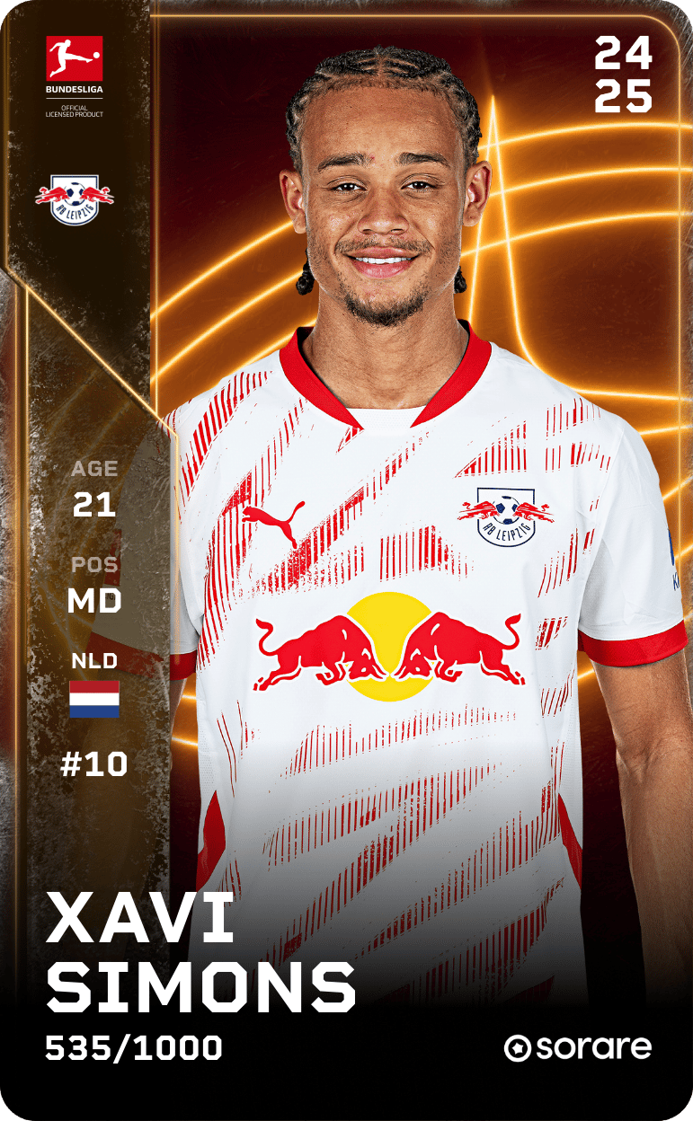 Xavi Simons 2024-25 • Limited 535/1000