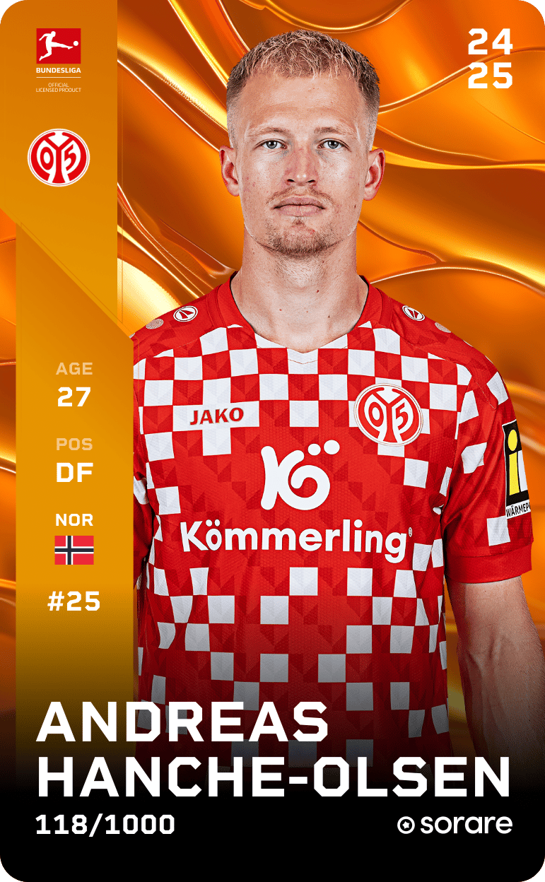Andreas Hanche-Olsen 2024-25 • Limited 118/1000