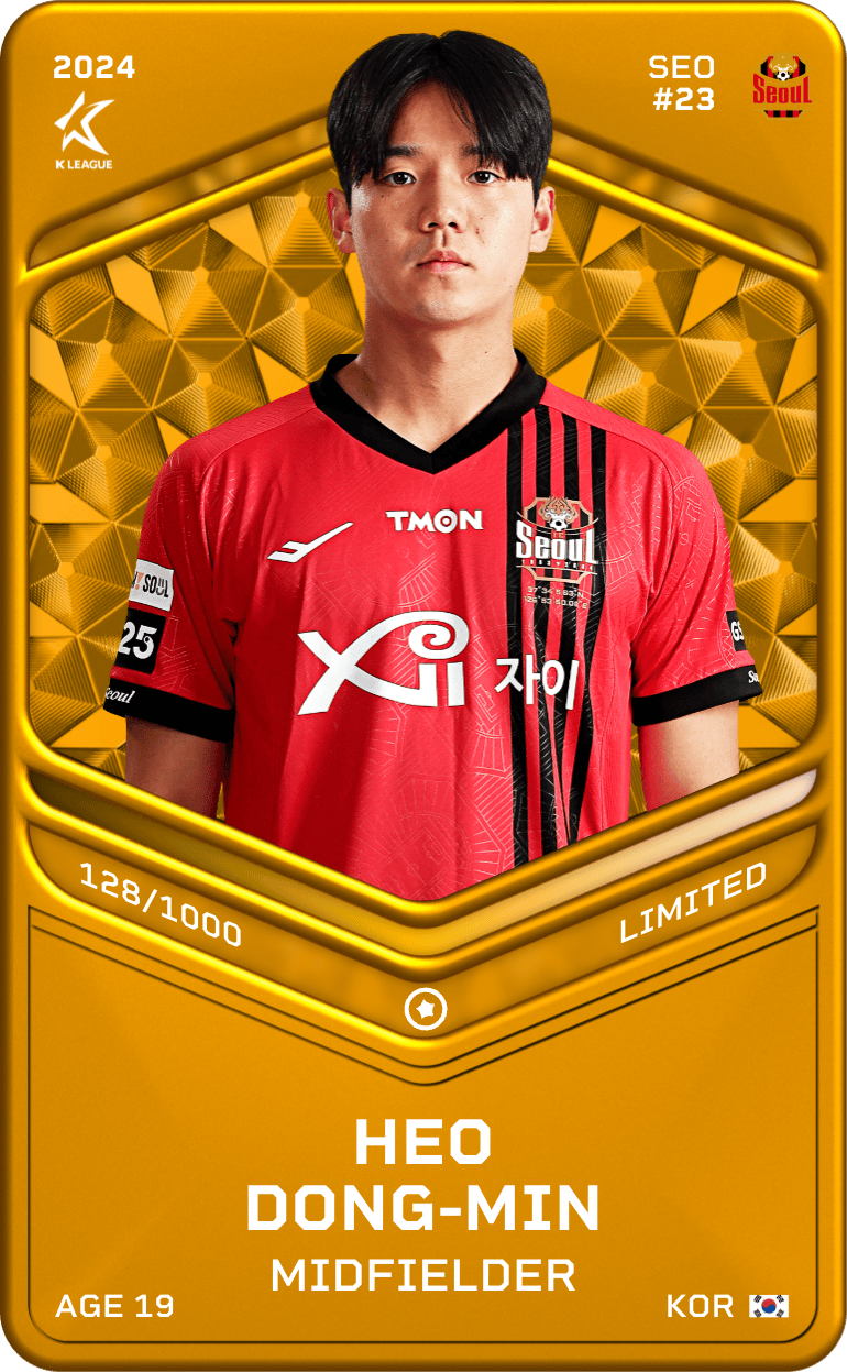 Her Dong-Min 2024-25 • Limited 128/1000