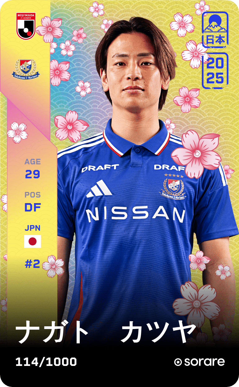 Katsuya Nagato 2025-26 • Limited 114/1000